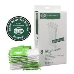 SEBO AIRBELT Filter Bag Box - K Series (8-Pack) [6629AM]