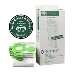 SEBO Filter Bag Box - FELIX Series & DART (8-Pack) [7029AM]