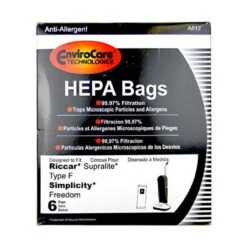 Envirocare Type F HEPA Bags (6-Pack) [A812]