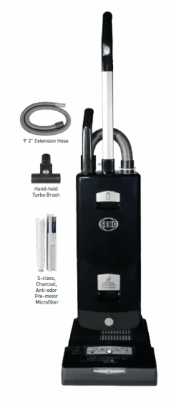 SEBO AUTOMATIC X7 Premium PET Upright Vacuum (Black) [91540AM]