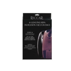 Riccar Type H Canister HEPA Media Bags (6-Pack) [RHH-6]