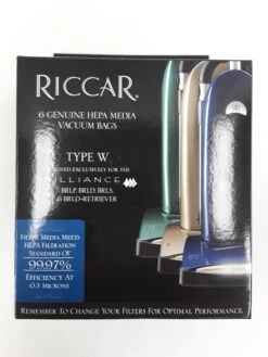 Riccar Type W Brilliance HEPA Media Bags (6-Pack) [RWH-6]